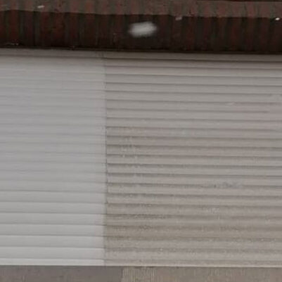 Nettoyage store avant/après par North Group